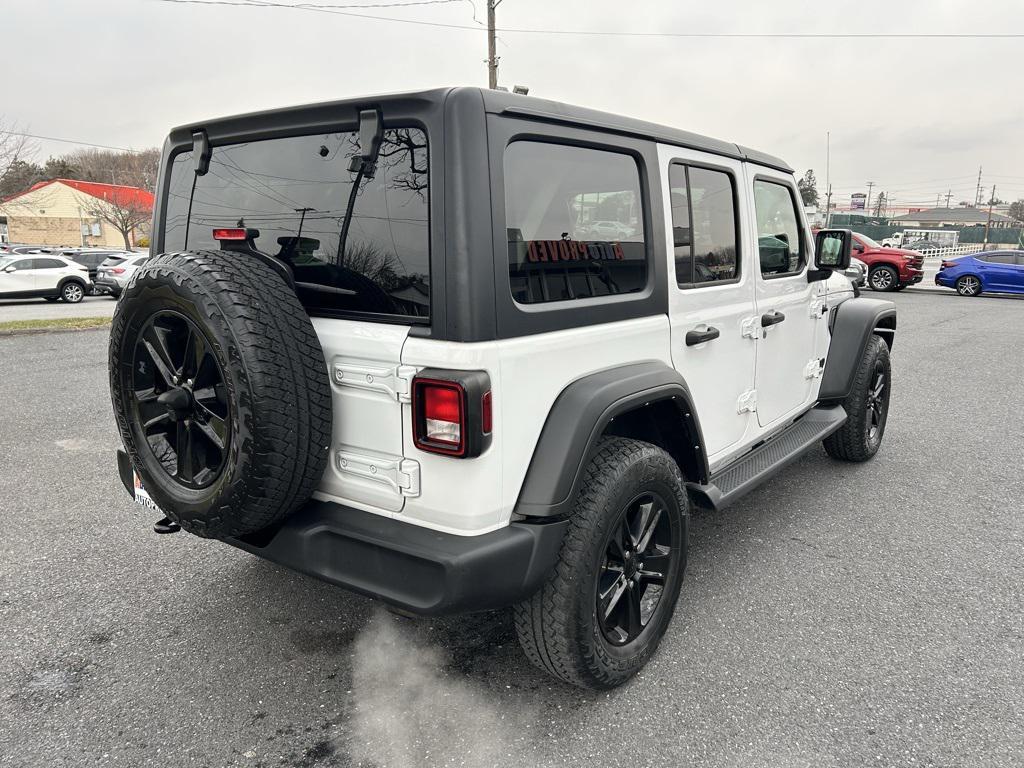 used 2021 Jeep Wrangler Unlimited car, priced at $25,000