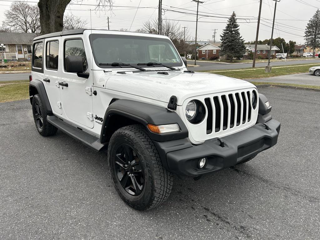 used 2021 Jeep Wrangler Unlimited car, priced at $25,000