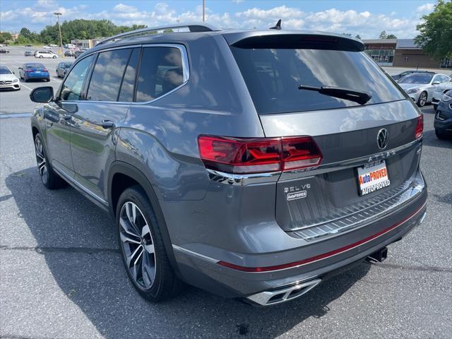 used 2021 Volkswagen Atlas car, priced at $30,800