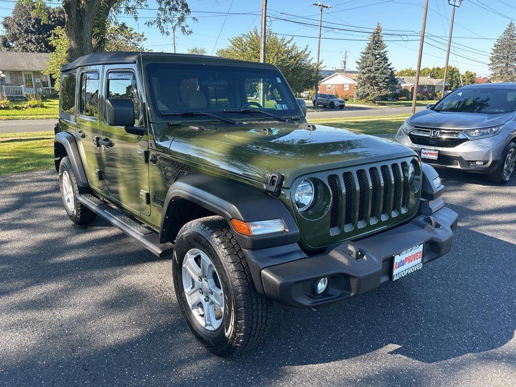 used 2021 Jeep Wrangler Unlimited car, priced at $28,800