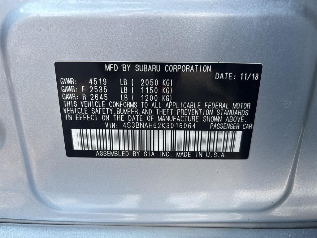 used 2019 Subaru Legacy car, priced at $14,400