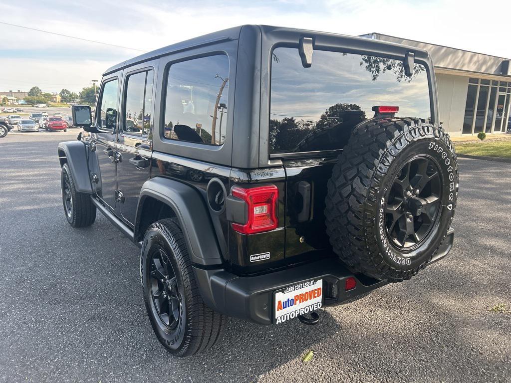 used 2020 Jeep Wrangler Unlimited car, priced at $23,400