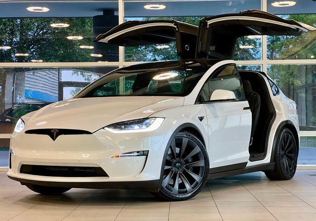 used 2022 Tesla Model X car, priced at $46,980