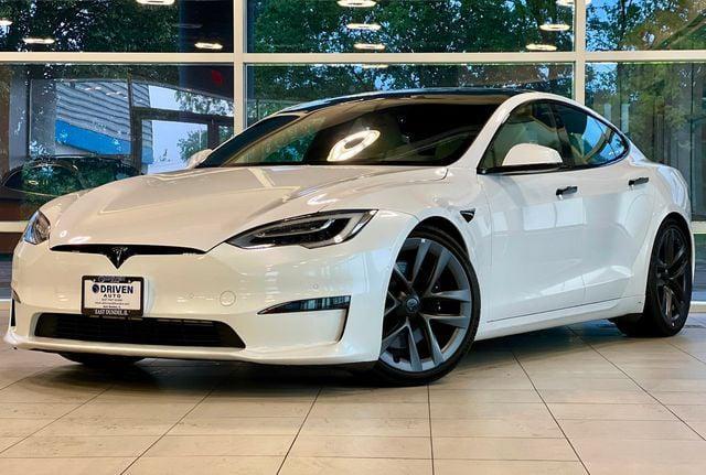 used 2021 Tesla Model S car, priced at $41,980
