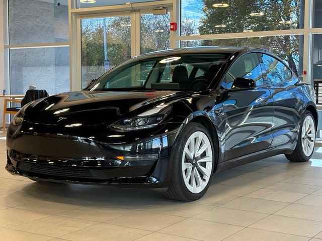 used 2022 Tesla Model 3 car, priced at $23,980