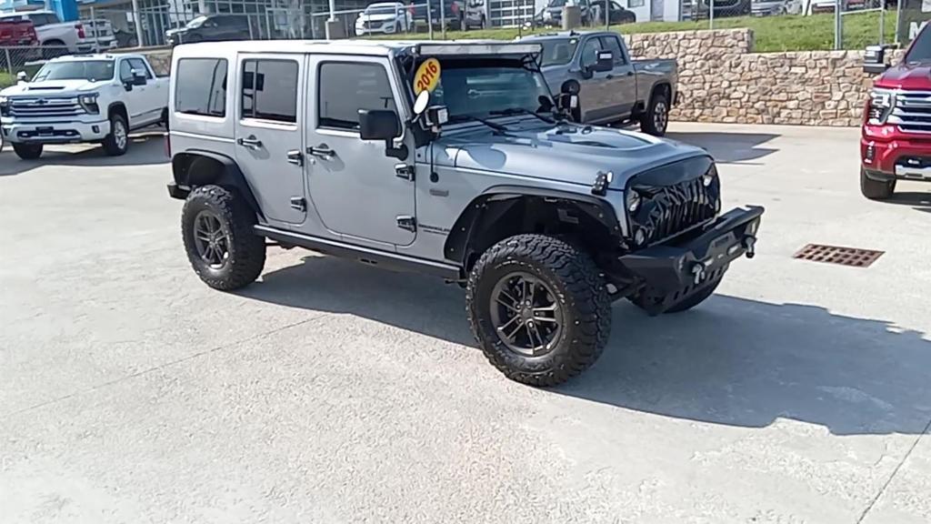 used 2016 Jeep Wrangler Unlimited car, priced at $19,900