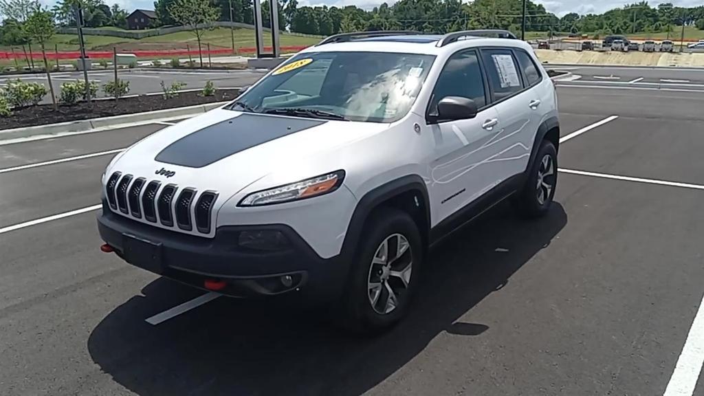 used 2018 Jeep Cherokee car, priced at $21,900
