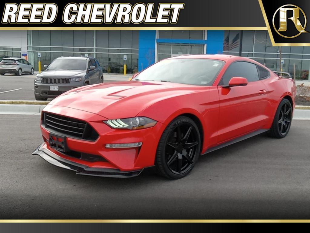 used 2019 Ford Mustang car, priced at $21,600