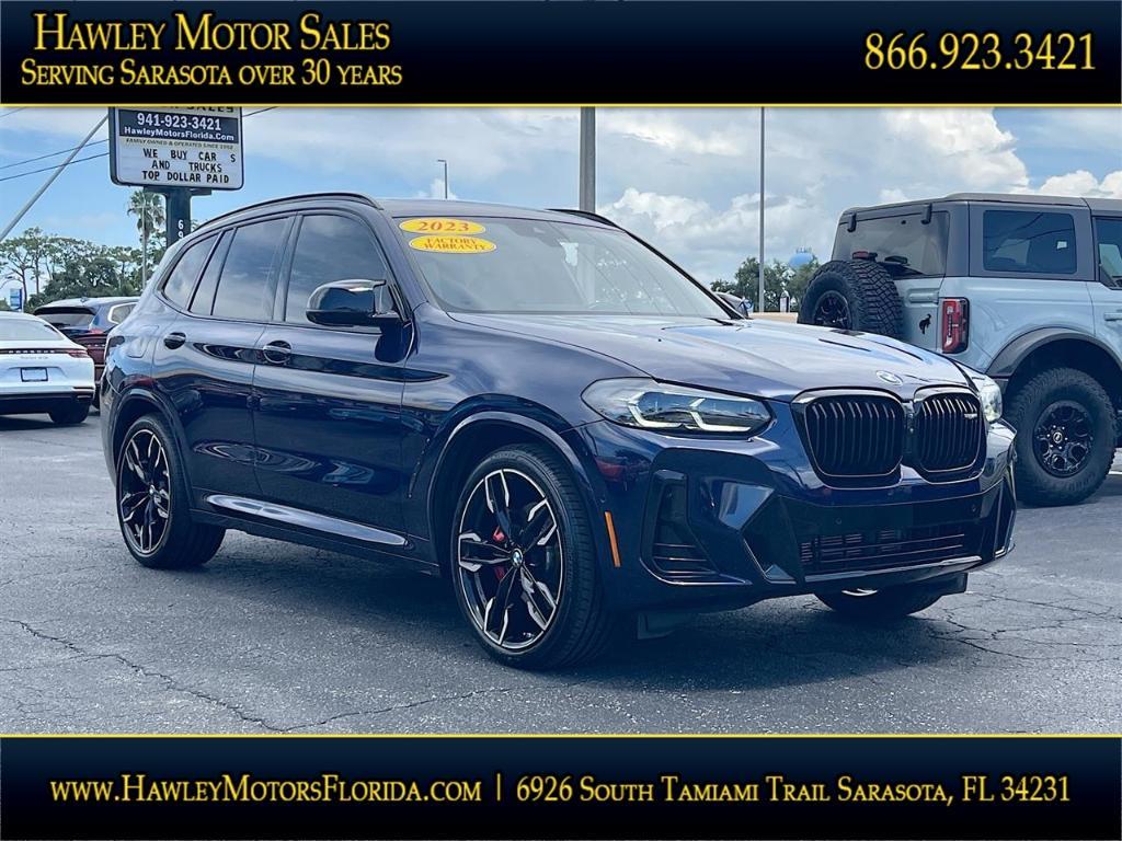 used 2023 BMW X3 car, priced at $52,988