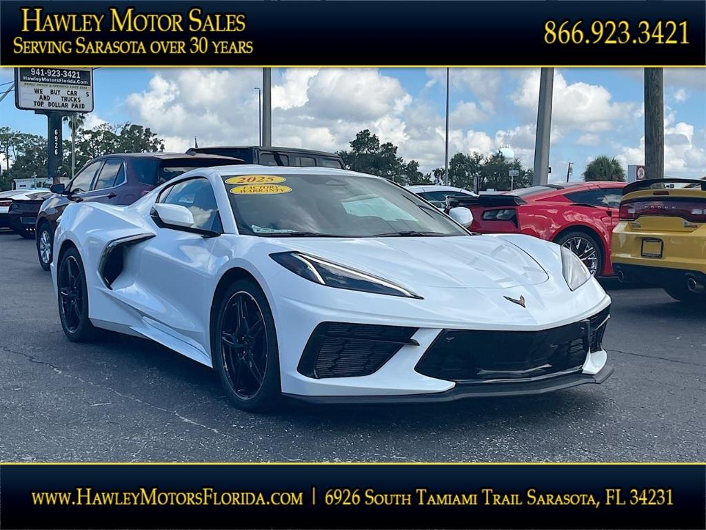 used 2025 Chevrolet Corvette car, priced at $69,988