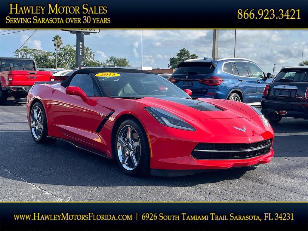 used 2015 Chevrolet Corvette car, priced at $46,988