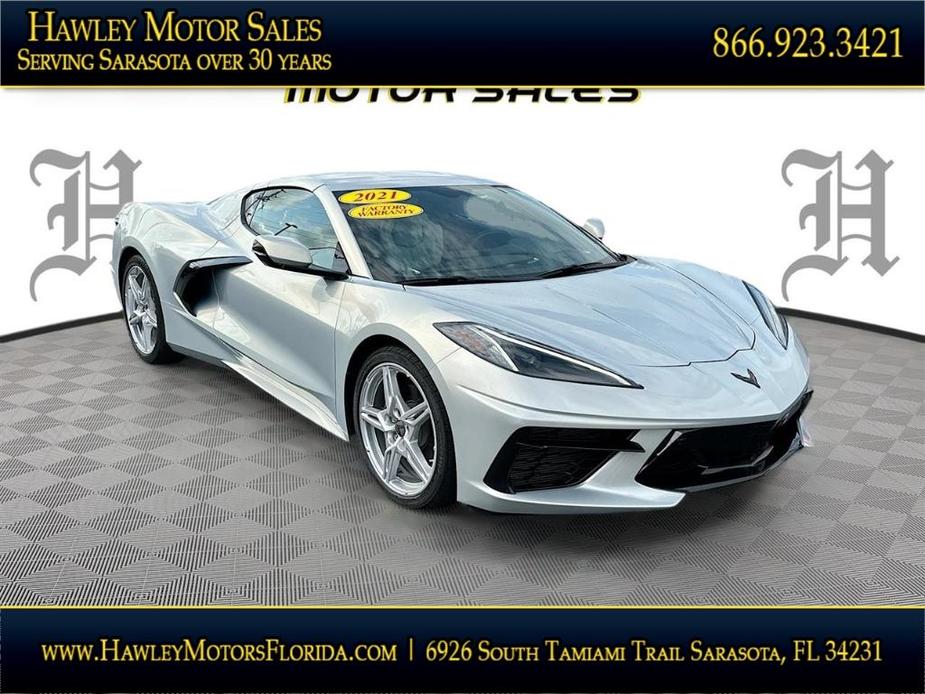 used 2021 Chevrolet Corvette car, priced at $65,988