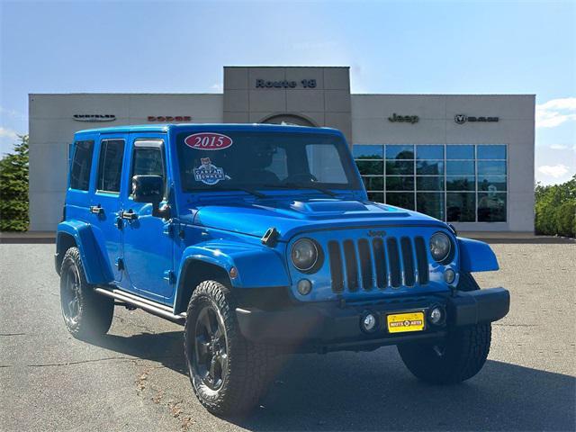 used 2015 Jeep Wrangler Unlimited car, priced at $20,888