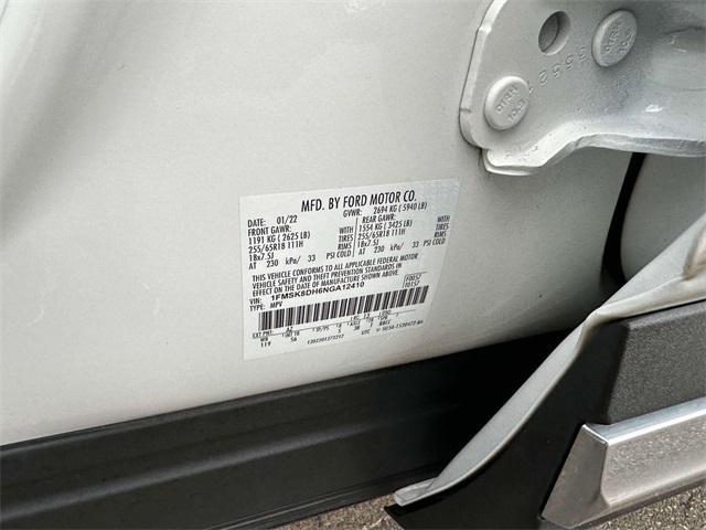 used 2022 Ford Explorer car, priced at $28,500