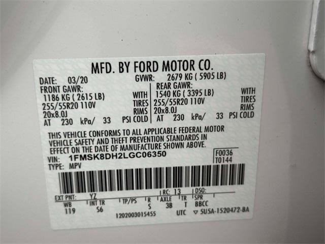 used 2020 Ford Explorer car, priced at $21,990