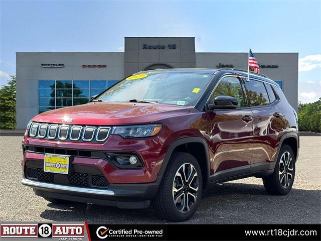 used 2022 Jeep Compass car, priced at $20,995