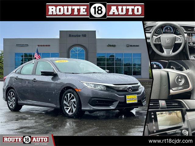 used 2018 Honda Civic car, priced at $17,990
