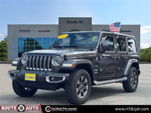 used 2018 Jeep Wrangler Unlimited car, priced at $20,995