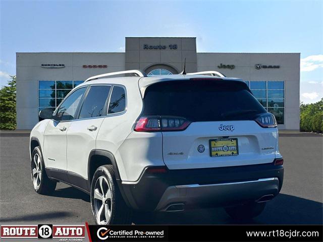 used 2021 Jeep Cherokee car, priced at $23,000