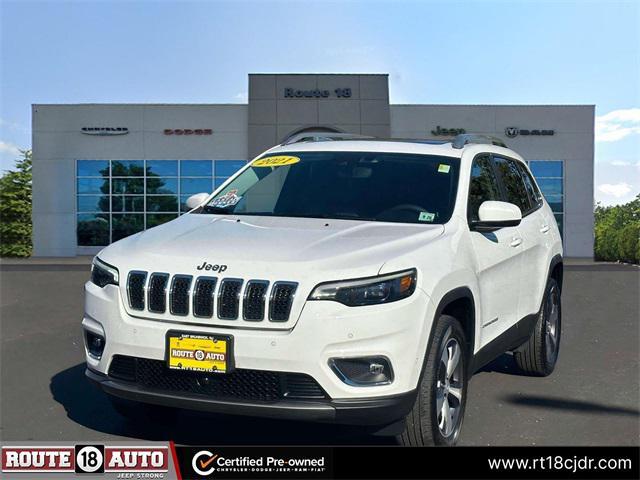 used 2021 Jeep Cherokee car, priced at $23,000