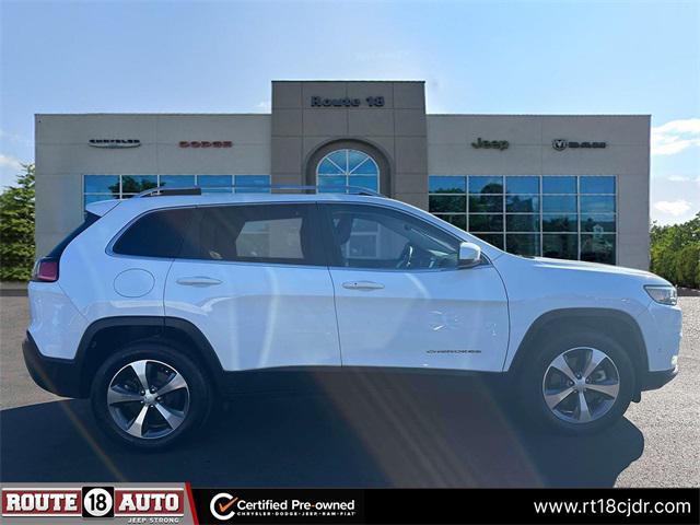 used 2021 Jeep Cherokee car, priced at $23,000