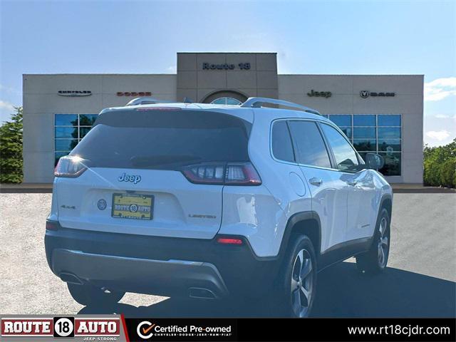 used 2021 Jeep Cherokee car, priced at $23,000