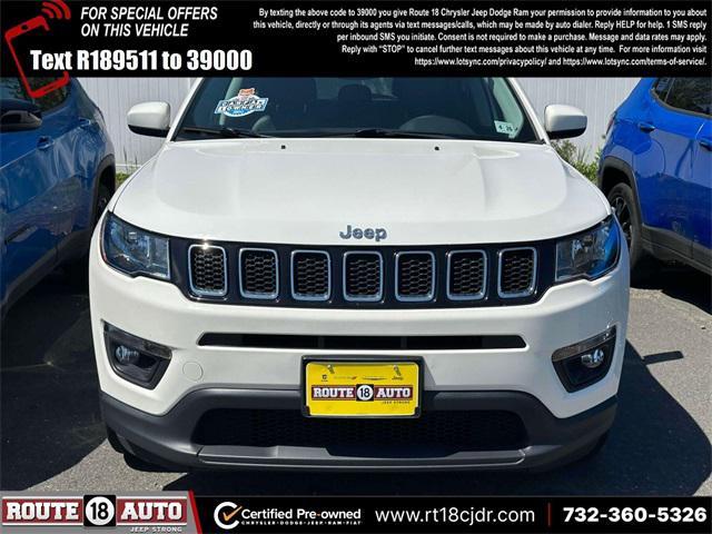 used 2021 Jeep Compass car, priced at $21,601