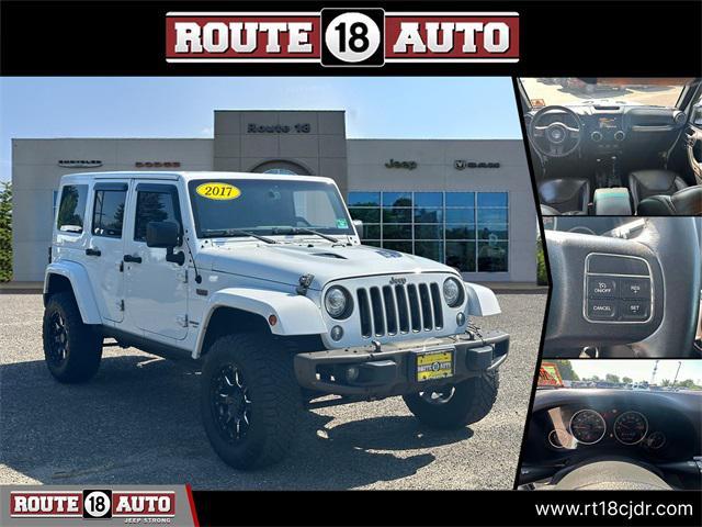 used 2017 Jeep Wrangler Unlimited car, priced at $13,990