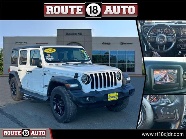 used 2020 Jeep Wrangler Unlimited car, priced at $27,995