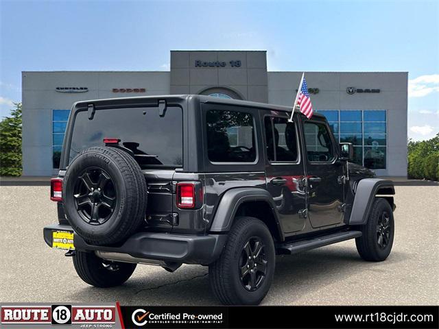 used 2022 Jeep Wrangler Unlimited car, priced at $33,990