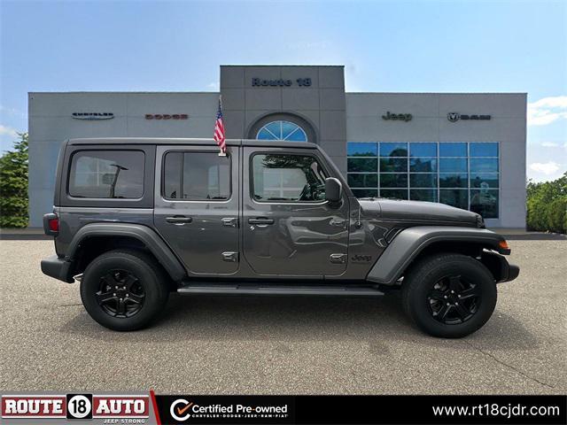 used 2022 Jeep Wrangler Unlimited car, priced at $33,990