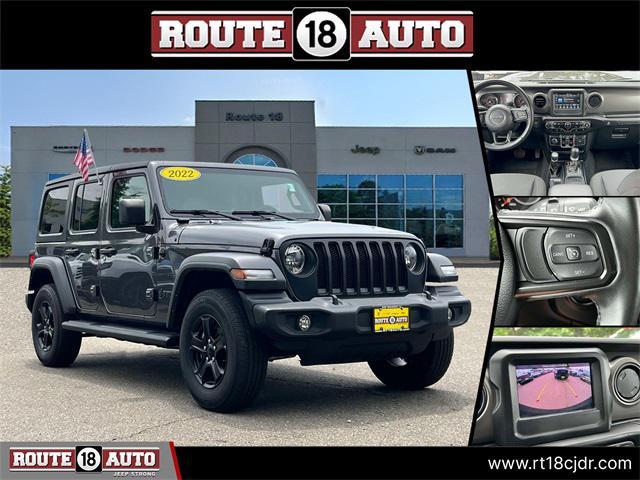 used 2022 Jeep Wrangler Unlimited car, priced at $33,990