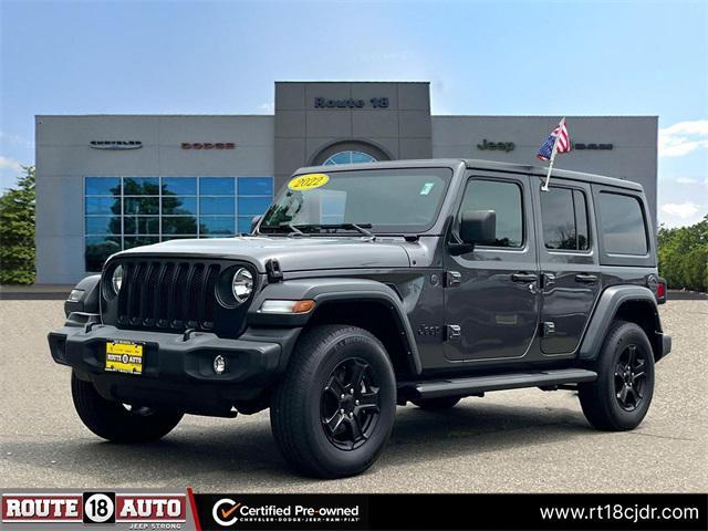 used 2022 Jeep Wrangler Unlimited car, priced at $33,990