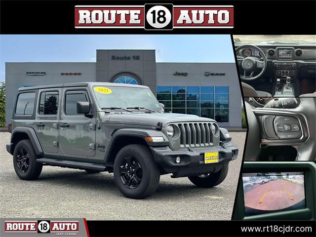used 2021 Jeep Wrangler Unlimited car, priced at $29,500