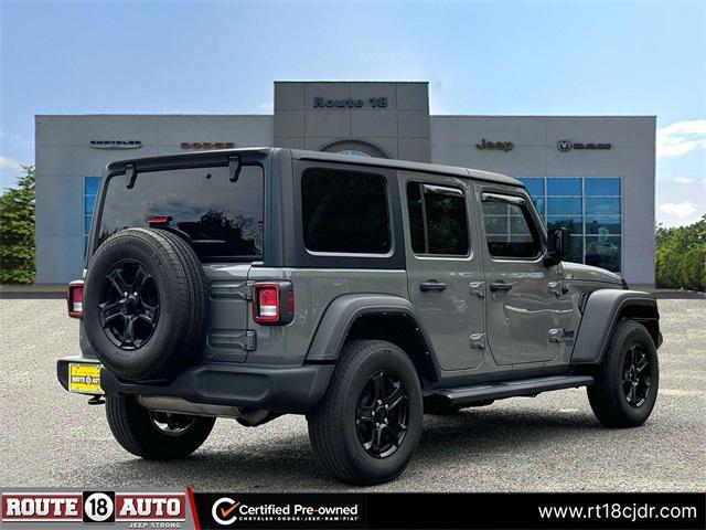 used 2021 Jeep Wrangler Unlimited car, priced at $29,500