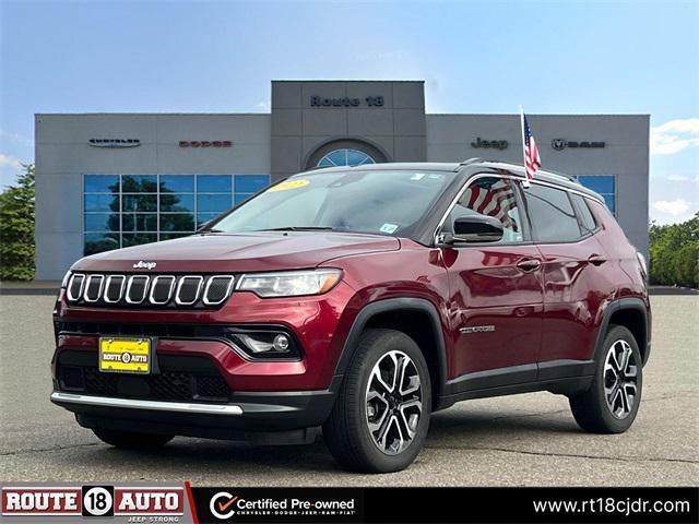 used 2022 Jeep Compass car, priced at $26,990