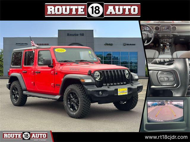 used 2020 Jeep Wrangler Unlimited car, priced at $24,995