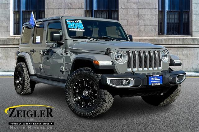 used 2018 Jeep Wrangler Unlimited car, priced at $28,498