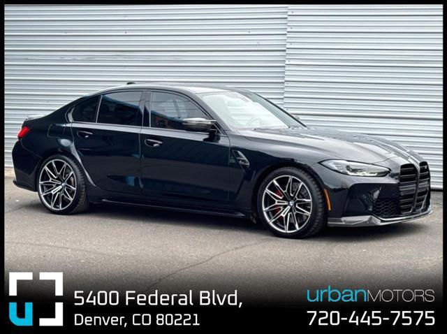 used 2022 BMW M3 car, priced at $77,990