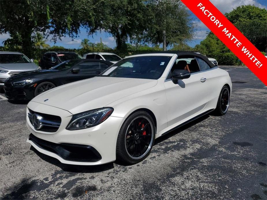 used 2017 Mercedes-Benz AMG C 63 car, priced at $42,697