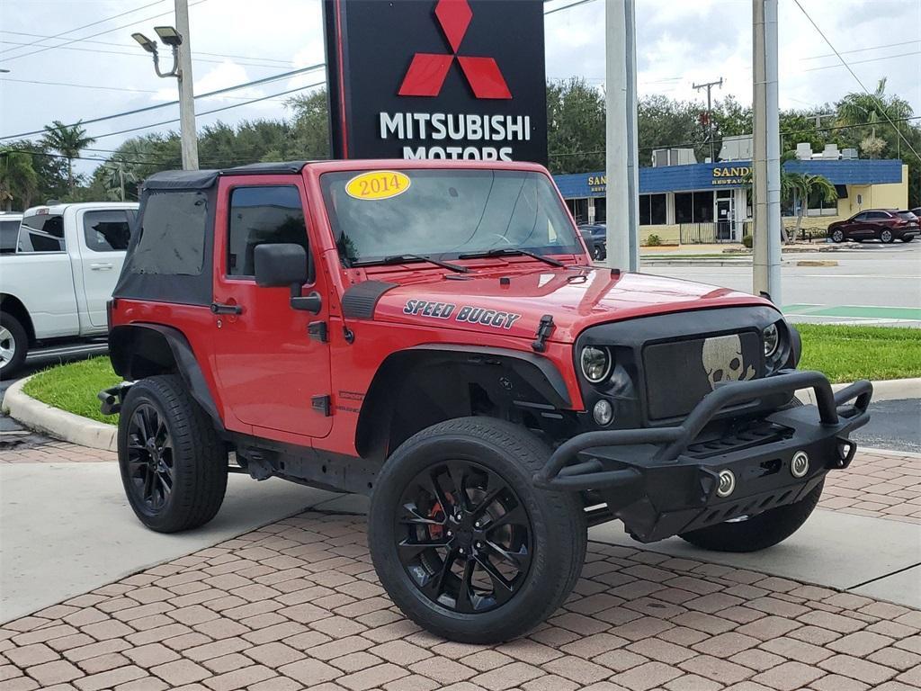 used 2014 Jeep Wrangler car, priced at $15,674