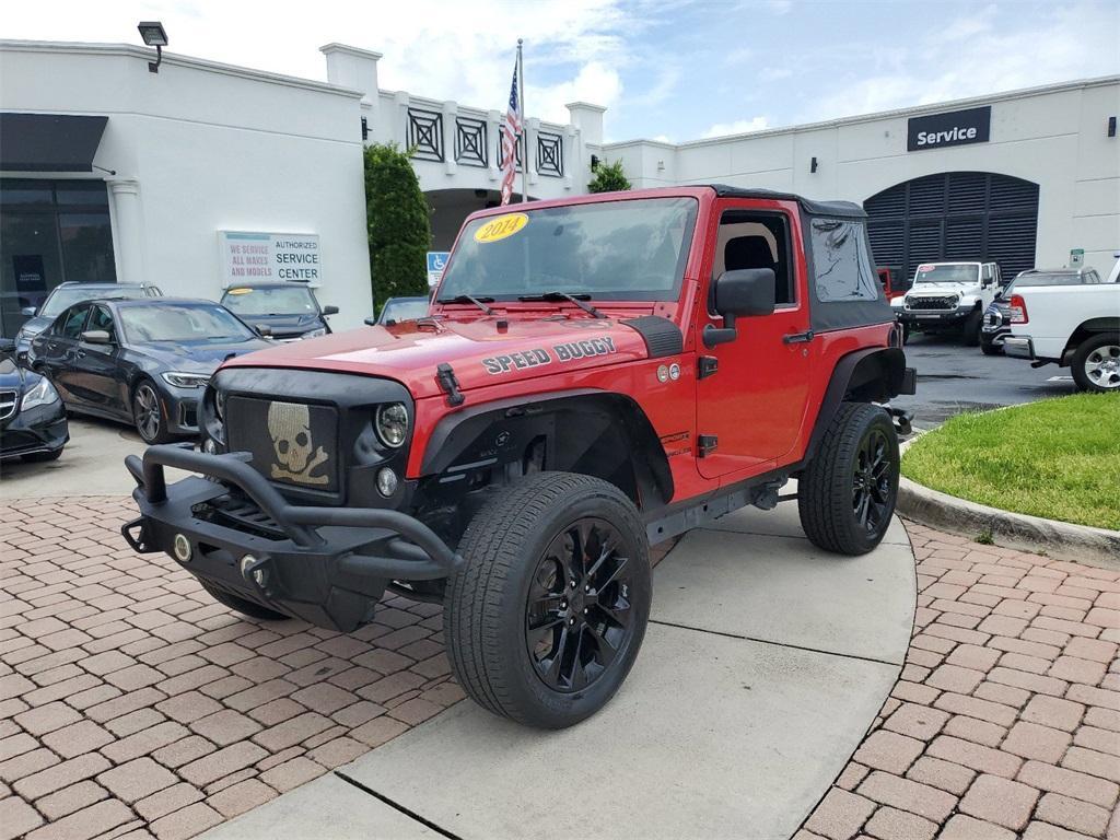 used 2014 Jeep Wrangler car, priced at $15,674