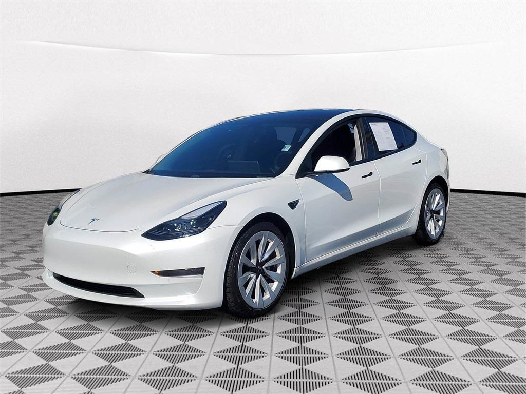 used 2021 Tesla Model 3 car, priced at $18,649