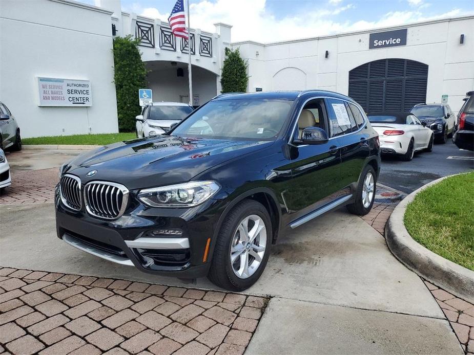 used 2021 BMW X3 car, priced at $27,495