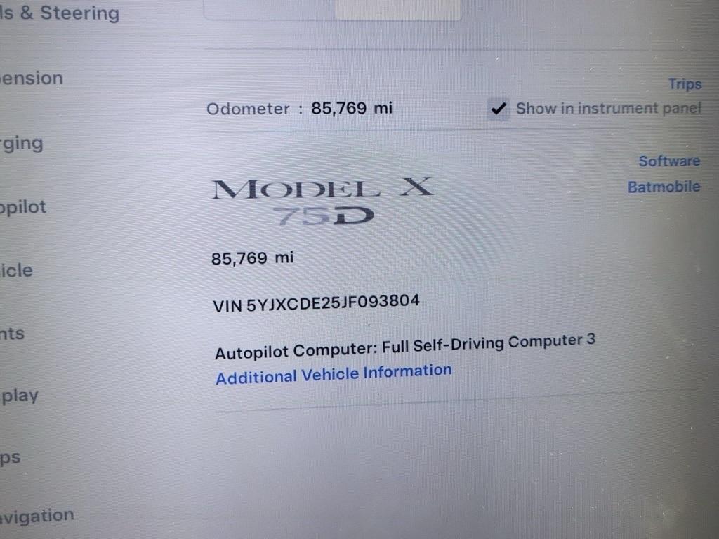 used 2018 Tesla Model X car, priced at $20,999