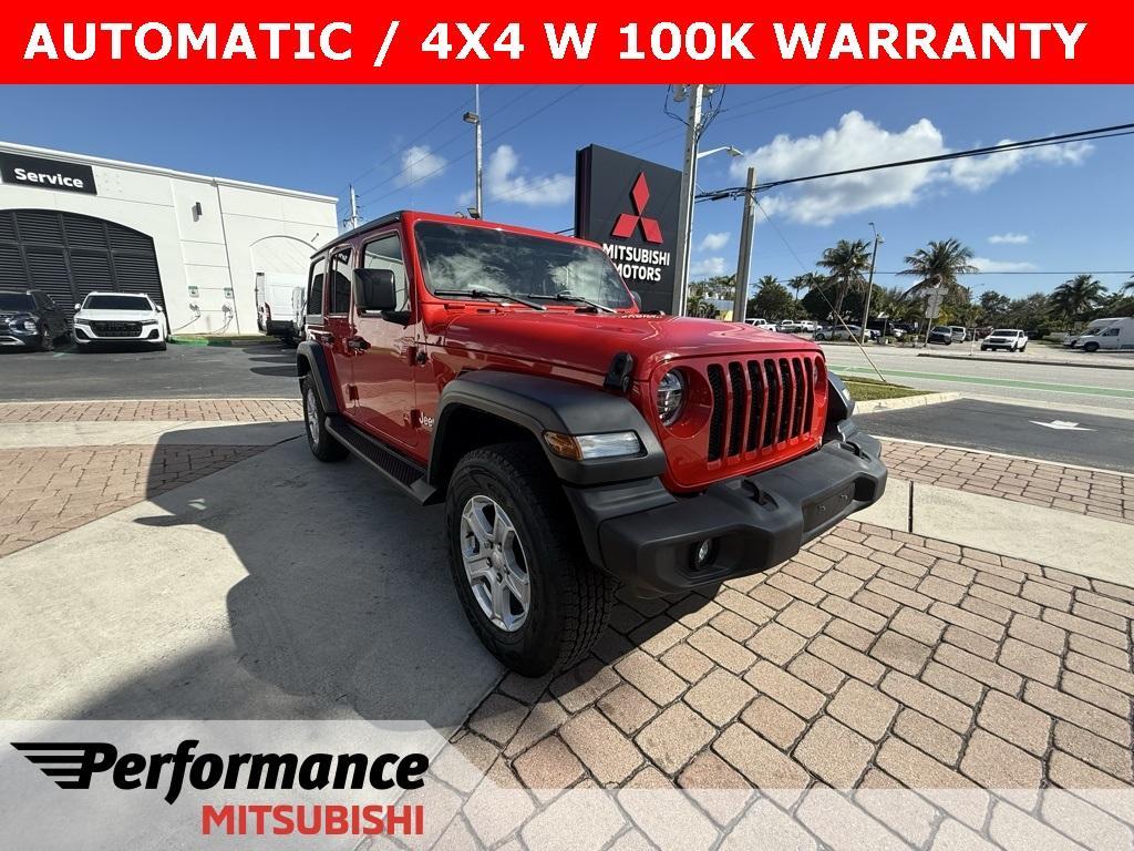 used 2020 Jeep Wrangler Unlimited car, priced at $25,067