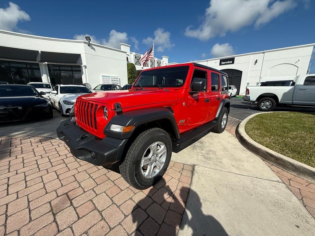 used 2020 Jeep Wrangler Unlimited car, priced at $25,067