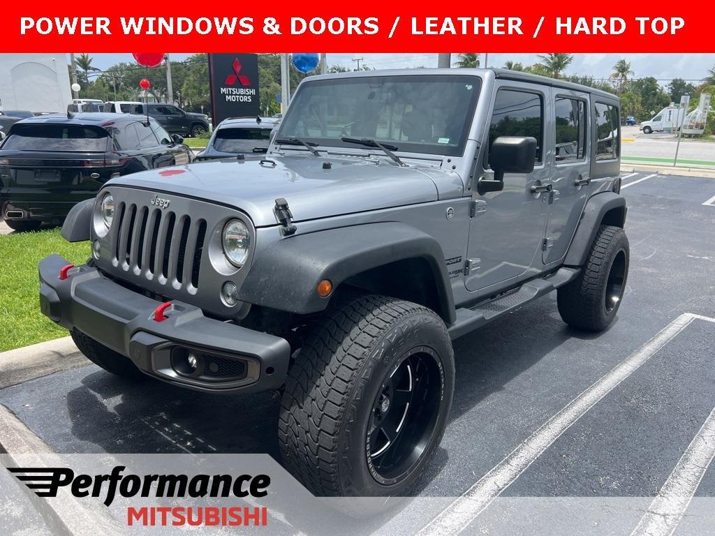 used 2018 Jeep Wrangler JK Unlimited car, priced at $17,999