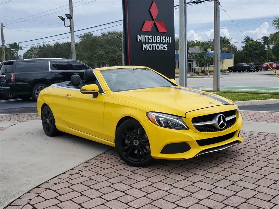 used 2018 Mercedes-Benz C-Class car, priced at $19,995