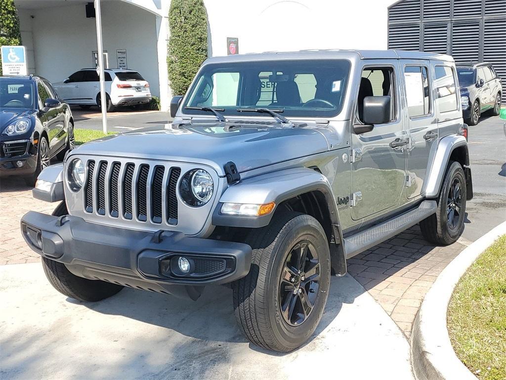 used 2020 Jeep Wrangler Unlimited car, priced at $33,954